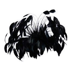Rooster Plume Hair Piece