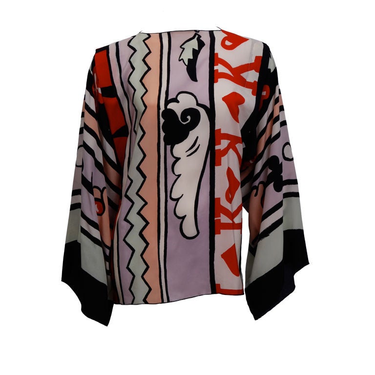 Michaele Vollbrach King of Hearts Blouse For Sale