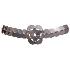 Paco Rabane Metal Disk Belt