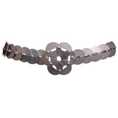 Paco Rabane Metal Disk Belt 9