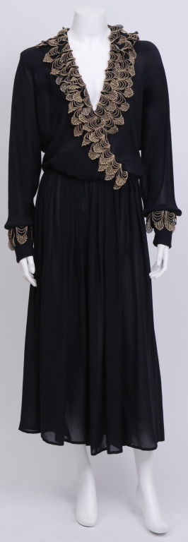 lauren bacall black dress