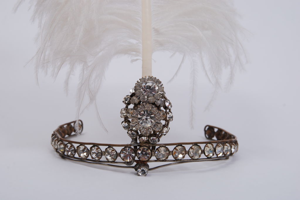 Women's 20's Crystal Tiara For Sale