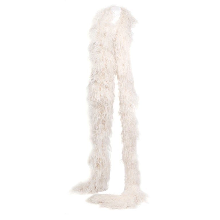 Ostrich Feather Boa For Sale at 1stDibs