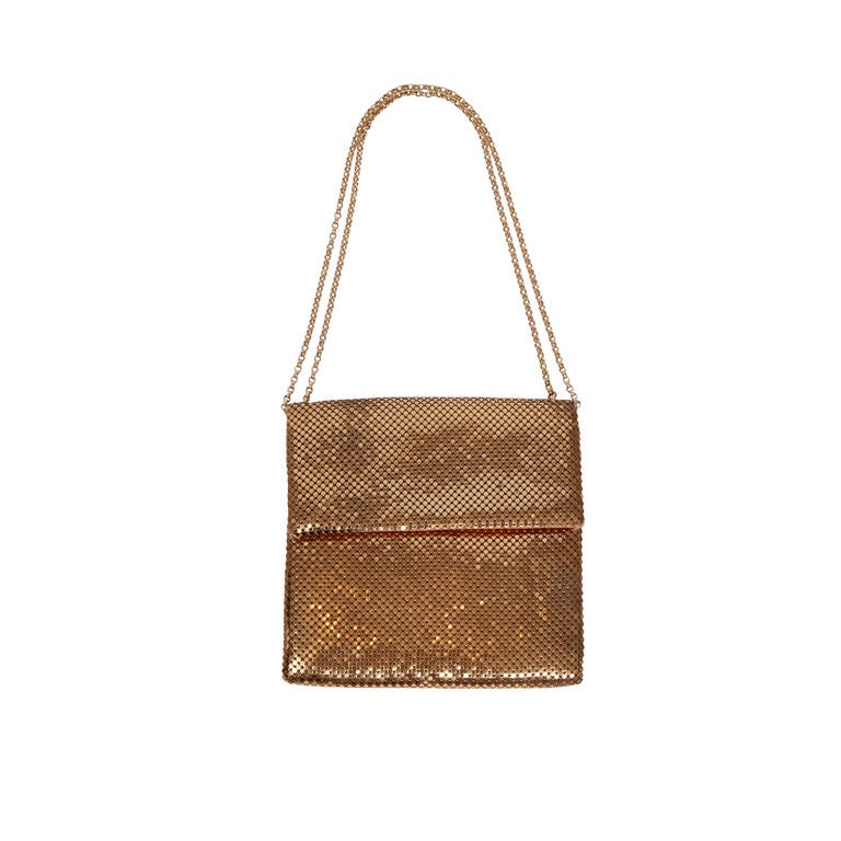 Whiting and Davis Gold Mesh Purse For Sale