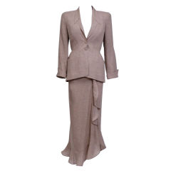 Vintage Thierry Mugler Linen Suit