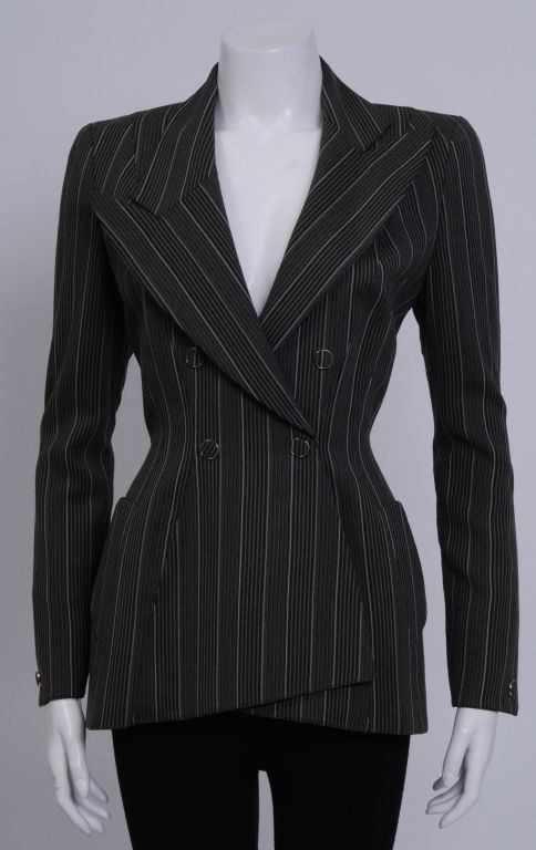 Women's Thierry Mugler Pinstripe Blazer