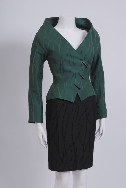 Thierry Mugler Rose Thorn Skirt Suit