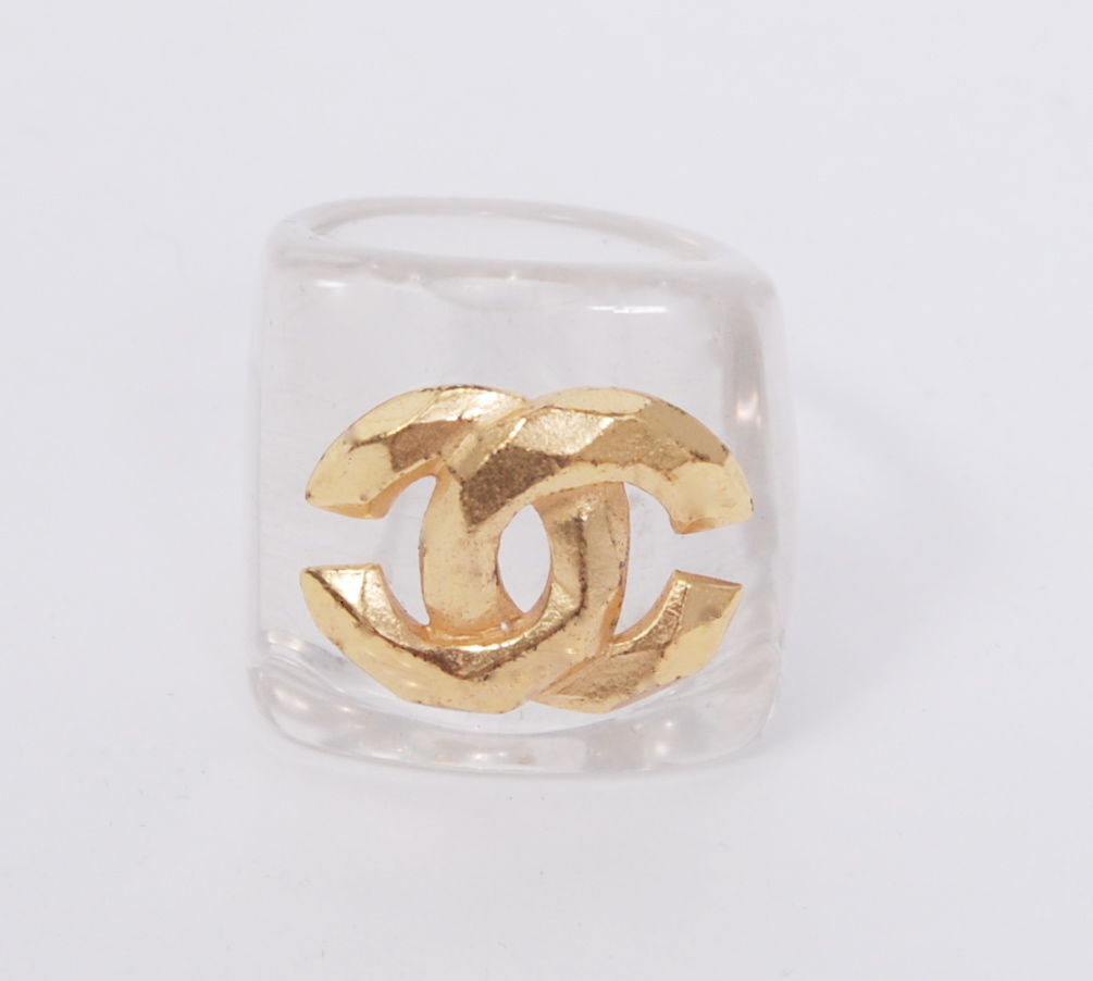 Women's Chanel Lucite Ring