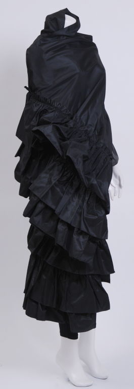 Women's Dior Silk Taffeta Ruffled Opera Wrap