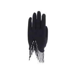 Vintage Black Jet Fringe Gloves