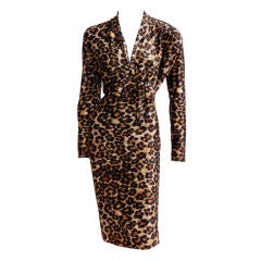 Vintage Debbie Harry Collection Partick Kelly Leopard Dress