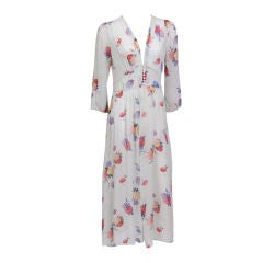 Debbie Harry Collection 40's Sheer Floral Dress