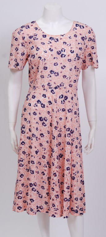 Debbie Harry Vintage Collection Cotton Eyelet Dress