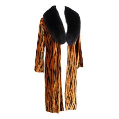 Velvet and Fox Tiger Print Coat