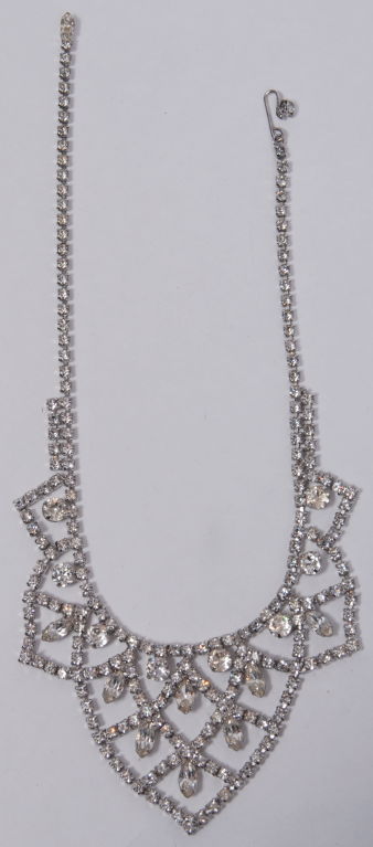 Women's Kramer Rhinestone Necklace For Sale
