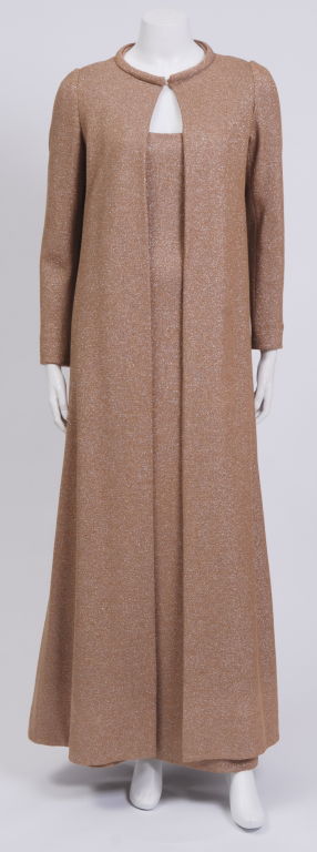 Givenchy Metallic Lurex Dress and Coat