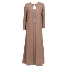 Vintage Givenchy Metallic Lurex Dress and Coat