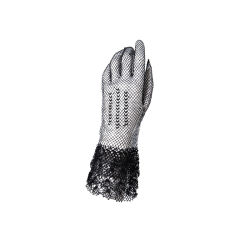 Victorian Black Lace Gloves Worn By Dakota Fanning in W Magazine