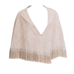 Cream Broadtail Cape