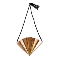 Gold Fan Purse