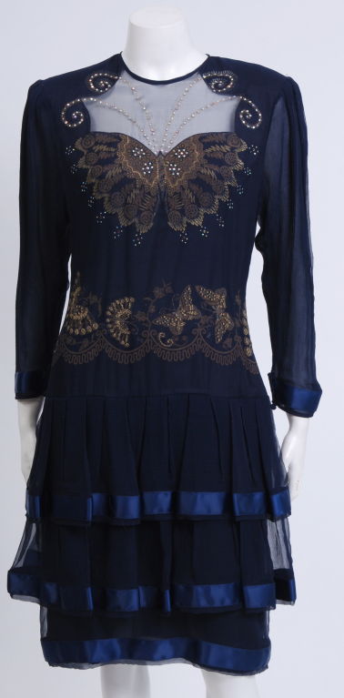 Women's Zandra RHodes Blue Butterfly Dress