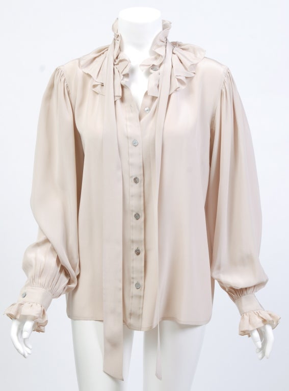 Women's YSL Poet's Blouse