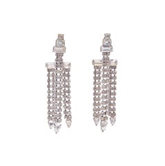 Vintage Rhinestone Earrings Worn By Katy Perry in Interview Magazine