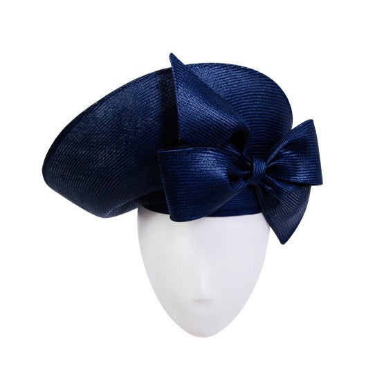 Jack McConnell Navy Straw Sculpted Hat