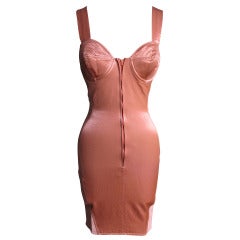 Abito corsetto Gaultier con allacciatura sulla schiena