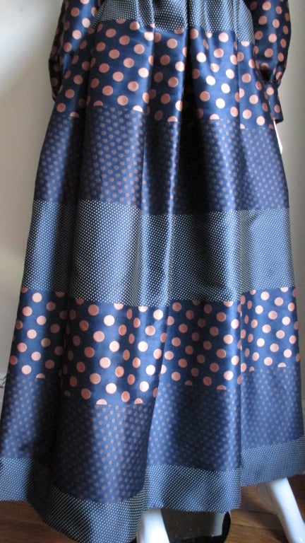 1960's Geoffrey Beene Silk Gown In New Condition In Water Mill, NY