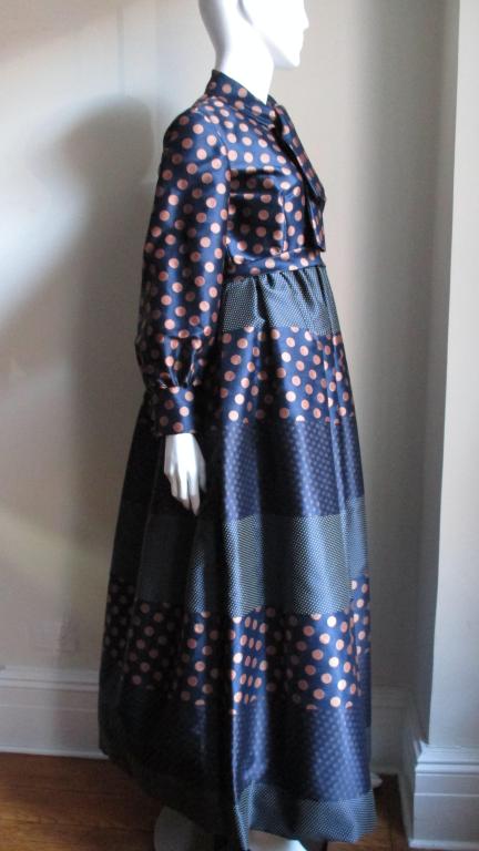 1960's Geoffrey Beene Silk Gown 1