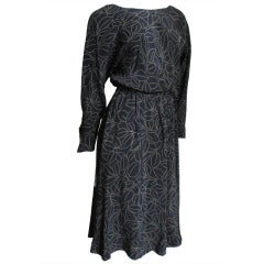 1970's Halston Silk Wrap Dress 4