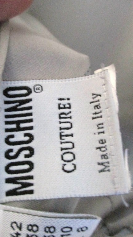 Moschino Couture Silk Jersey Ruffles Dress 4