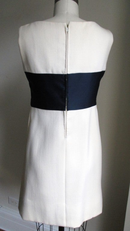 1960's Geoffrey Beene Mod Color Block Dress In Excellent Condition In Water Mill, NY