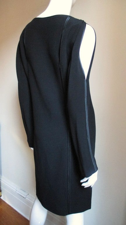 1990s Kriza Dress with Slits and Cold Shoulders For Sale 1
