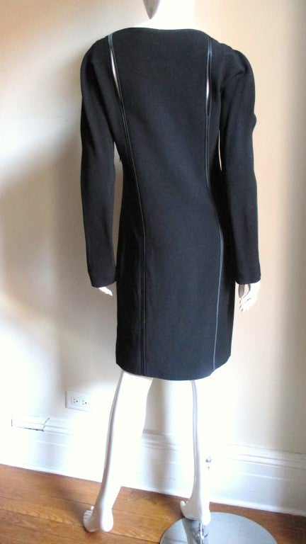 1990s Kriza Dress with Slits and Cold Shoulders For Sale 2