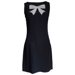 Moschino Dress With Net Covered Bow Cut-out 6