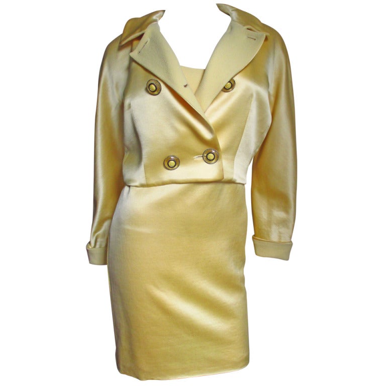 1990s Gianni Versace Silk Dress & Jacket