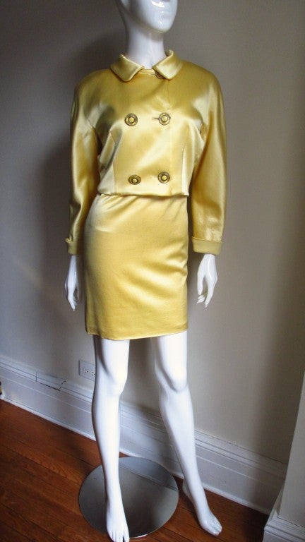 1990s Gianni Versace Silk Dress & Jacket 1