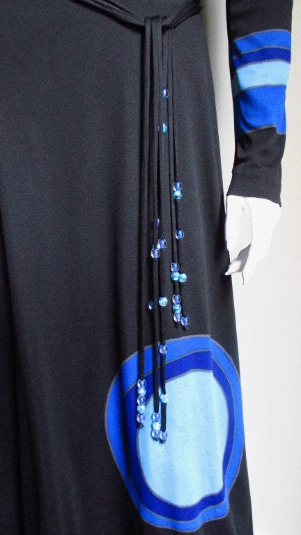 1960's Louis Feraud Mod Maxi In Excellent Condition In Water Mill, NY