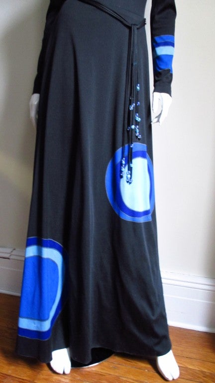 Women's 1960's Louis Feraud Mod Maxi