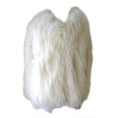 1980's Mongolian Lamb Fur Coat
