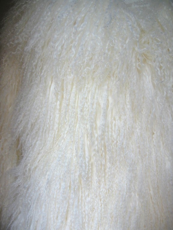 1980's Mongolian Lamb Fur Coat 2