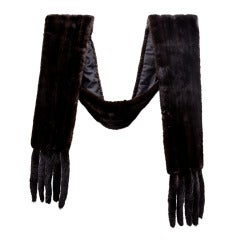 Blackglama Mink Long Custom made Stole 6