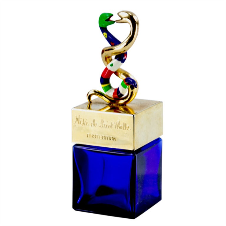 Bouteille de parfum NIKI DE SAINT PHALLE 1ère édition en forme de serpent