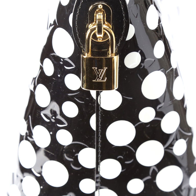 Authentic Yayoi Kusama for Louis Vuitton Black and White Polka Dot Purse  NIB at 1stDibs