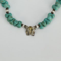egyptian turquoise necklace