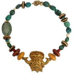 Unique Turquoise Neptune Necklace 2