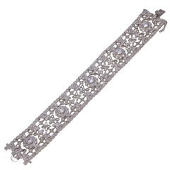 Lacework Shimmering Faux Diamond Bracelet