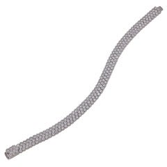 Slinky Faux Diamond Bracelet
